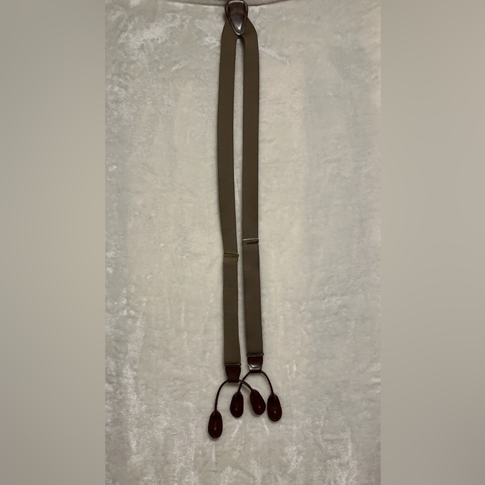 Men's Brown Suspenders
